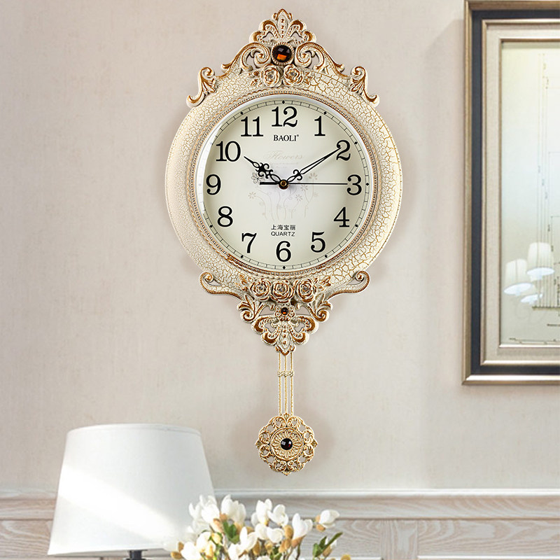 Luxury Lifestyle Aesthetic - Orologi da Parete in Stile Cinese