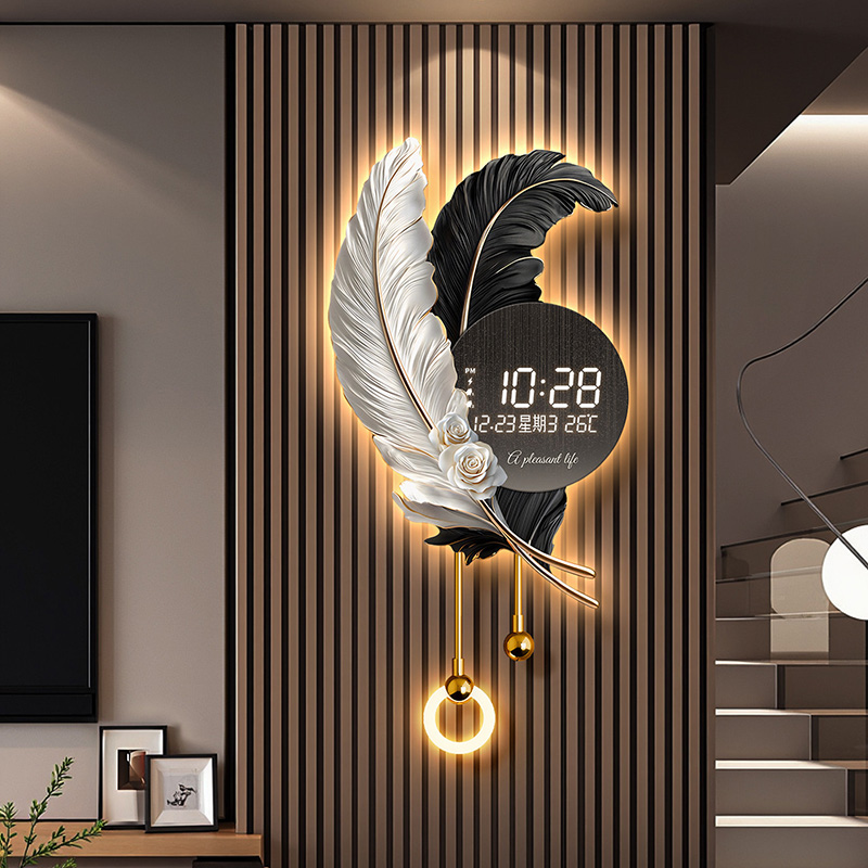 Luxury Lifestyle Aesthetic - Orologi da Parete in Stile Cinese