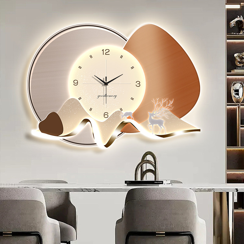 Luxury Lifestyle Aesthetic - Orologio da Parete in Stile Cinese