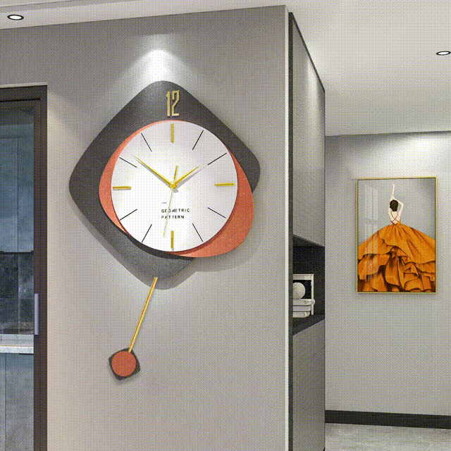 Luxury Lifestyle Aesthetic - Orologio da parete di lusso leggero