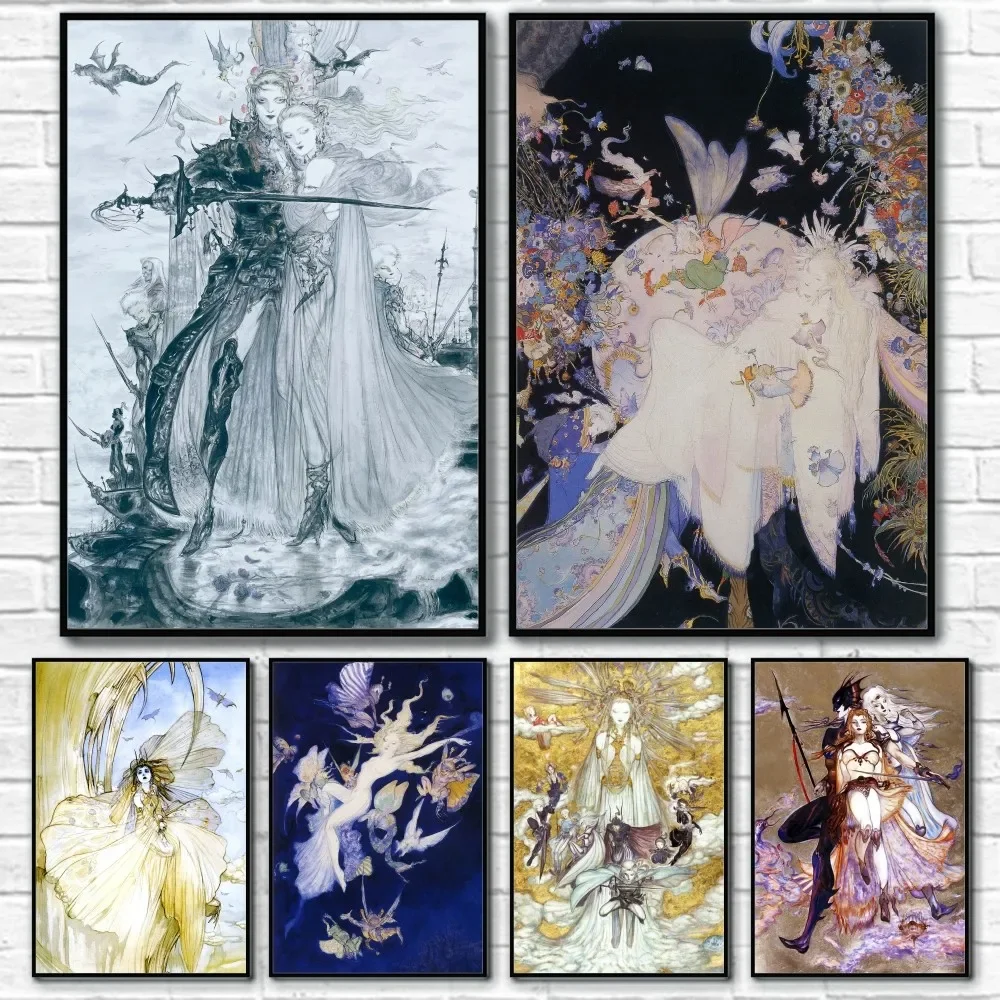 Luxury Lifestyle - Yoshitaka Amano Final Fantasy Gioco Poster